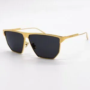 NEW BOTTEGA VENETA BV1069S 001 GOLD GREY UNISEX SUNGLASSES BOTTEGA VENETA Bottega Veneta | Accessories | New Bottega Veneta Bv69s 001  main image 2